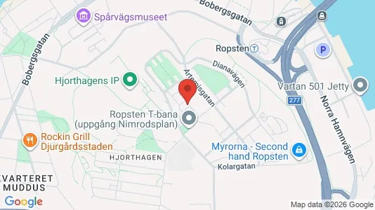 Apartments for rent i Gärdet/Djurgården - kort over placeringen