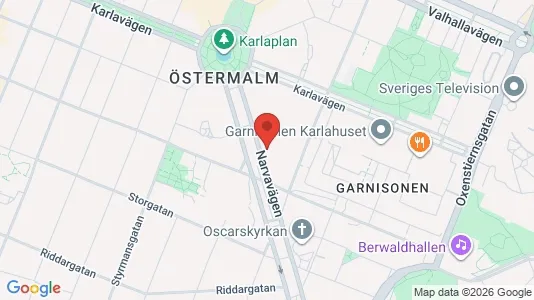 Apartments for rent i Östermalm - kort over placeringen