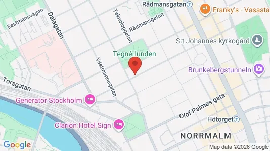 Apartments for rent i Stockholm City - kort over placeringen