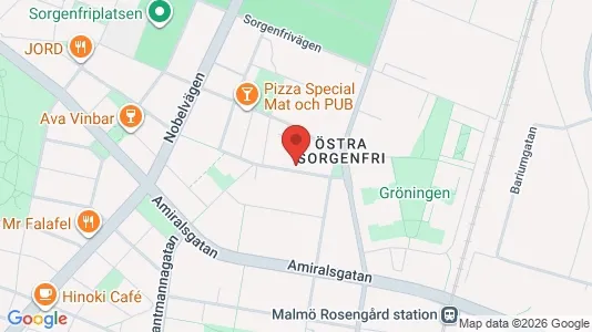 Apartments for rent i Malmö City - kort over placeringen