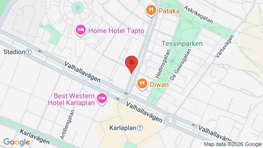 Apartments for rent i Gärdet/Djurgården - kort over placeringen