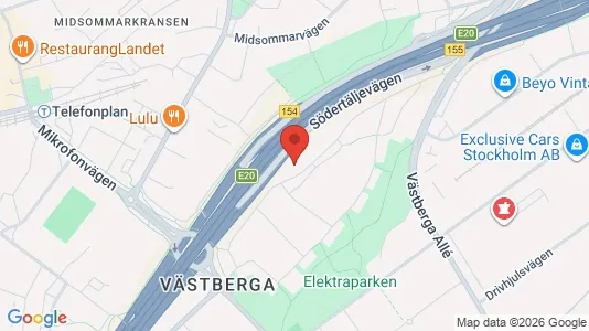 Apartments for rent i Stockholm South - kort over placeringen