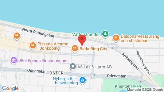 Apartments for rent i Jönköping - kort over placeringen