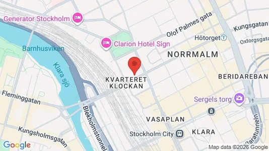 Apartments for rent i Stockholm City - kort over placeringen