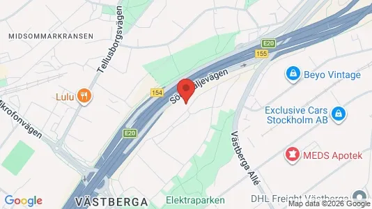 Apartments for rent i Stockholm South - kort over placeringen