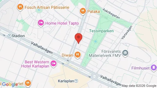 Apartments for rent i Gärdet/Djurgården - kort over placeringen