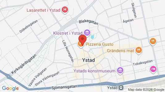 Apartments for rent i Ystad - kort over placeringen