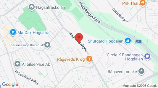 Apartments for rent i Stockholm South - kort over placeringen