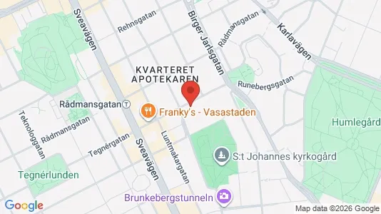 Apartments for rent i Stockholm City - kort over placeringen