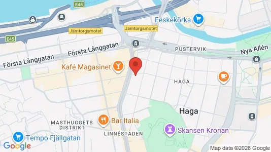 Apartments for rent i Gothenburg City Centre - kort over placeringen