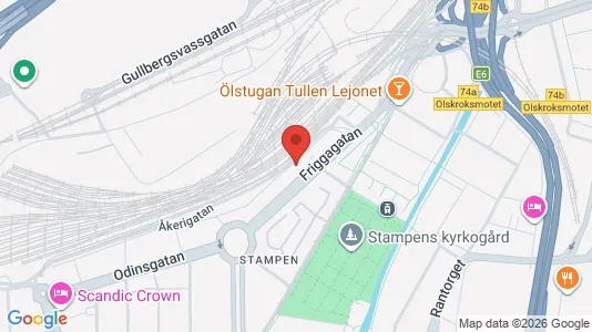 Apartments for rent i Gothenburg City Centre - kort over placeringen