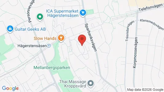 Apartments for rent i Stockholm South - kort over placeringen