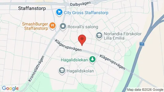 Apartments for rent i Staffanstorp - kort over placeringen