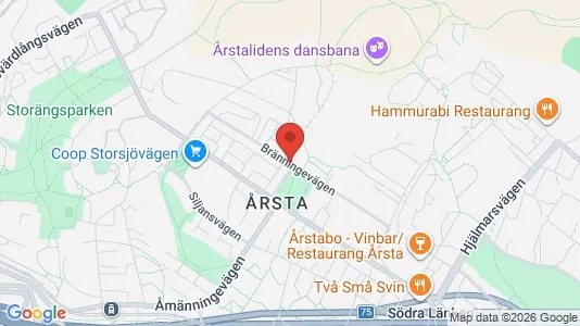Apartments for rent i Hammarbyhamnen - kort over placeringen