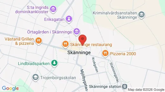 Apartments for rent i Mjölby - kort over placeringen