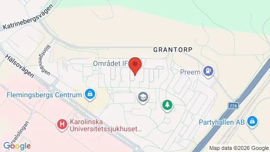 Apartments for rent i Huddinge - kort over placeringen