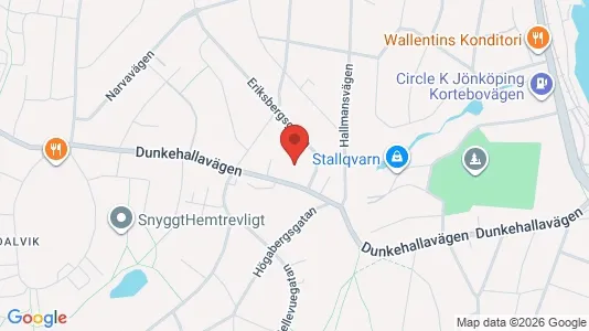 Apartments for rent i Jönköping - kort over placeringen