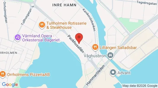 Apartments for rent i Karlstad - kort over placeringen