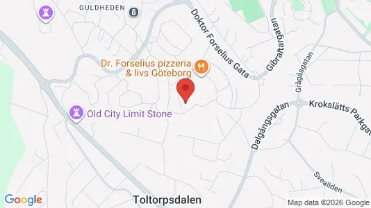 Apartments for rent i Gothenburg City Centre - kort over placeringen