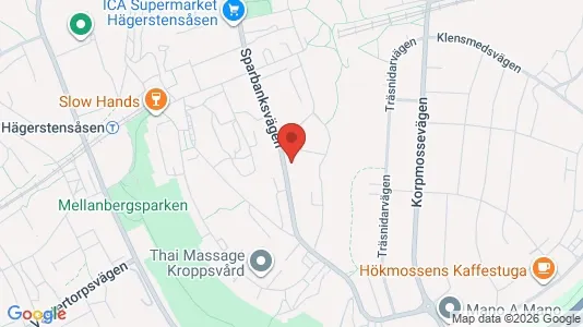 Apartments for rent i Stockholm South - kort over placeringen
