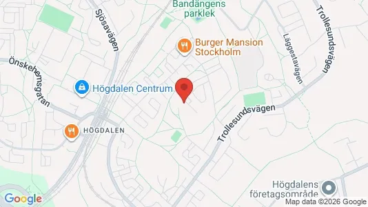 Apartments for rent i Stockholm South - kort over placeringen