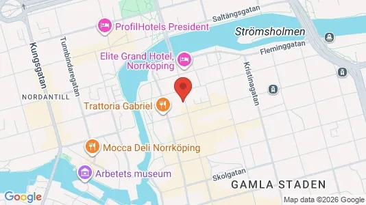 Apartments for rent i Norrköping - kort over placeringen