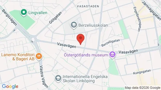 Apartments for rent i Linköping - kort over placeringen
