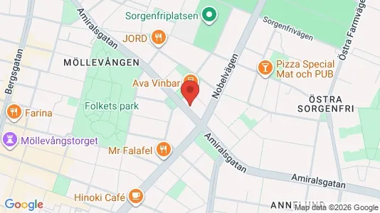 Apartments for rent i Malmö City - kort over placeringen