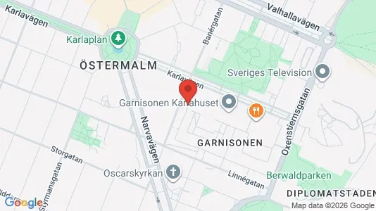 Apartments for rent i Östermalm - kort over placeringen