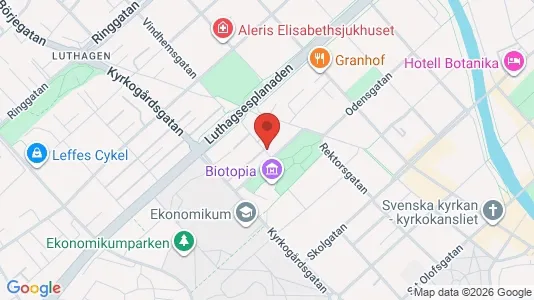 Apartments for rent i Uppsala - kort over placeringen