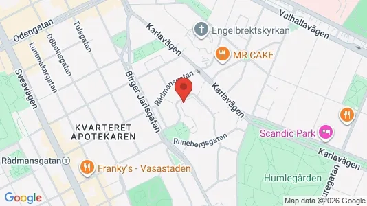 Apartments for rent i Östermalm - kort over placeringen