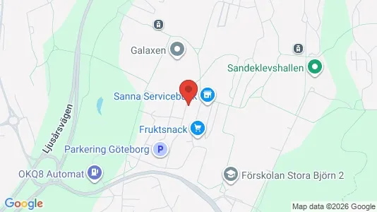 Apartments for rent i Gothenburg East - kort over placeringen