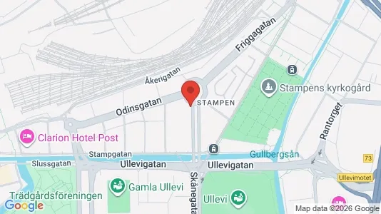 Apartments for rent i Gothenburg City Centre - kort over placeringen