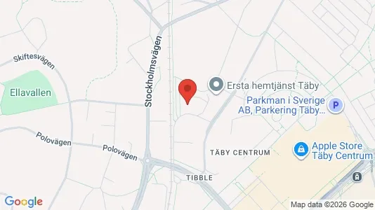 Apartments for rent i Täby - kort over placeringen