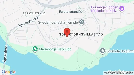 Apartments for rent i Stockholm South - kort over placeringen