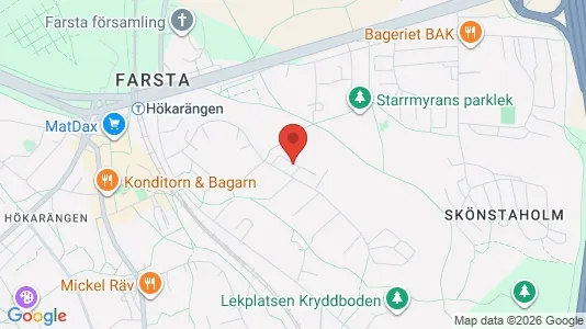 Apartments for rent i Stockholm South - kort over placeringen