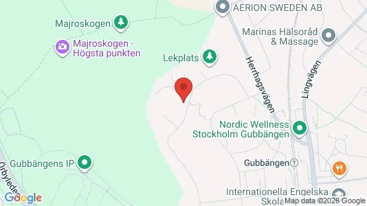 Apartments for rent i Stockholm South - kort over placeringen