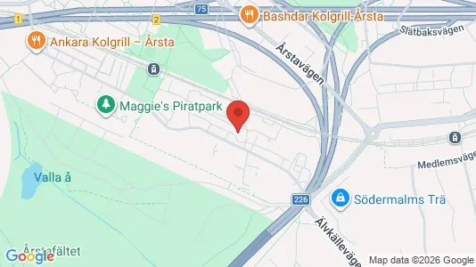 Apartments for rent i Hammarbyhamnen - kort over placeringen
