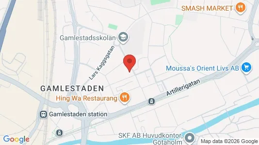 Apartments for rent i Gothenburg East - kort over placeringen
