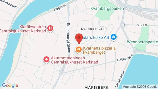 Apartments for rent i Karlstad - kort over placeringen