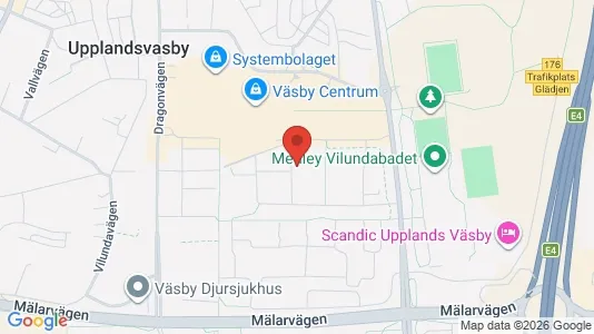 Apartments for rent i Upplands Väsby - kort over placeringen