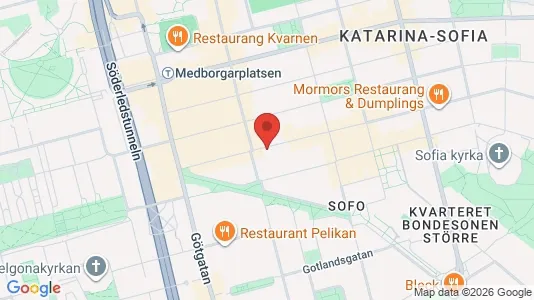 Apartments for rent i Södermalm - kort over placeringen