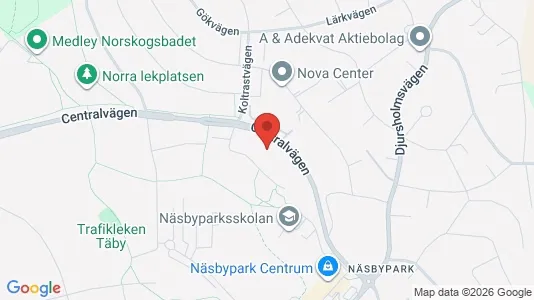 Apartments for rent i Täby - kort over placeringen