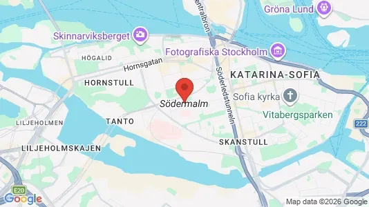 Apartments for rent i Södermalm - kort over placeringen