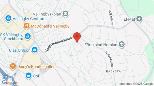 Apartments for rent i Stockholm West - kort over placeringen