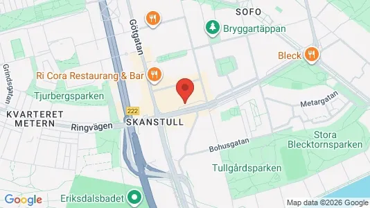 Apartments for rent i Södermalm - kort over placeringen