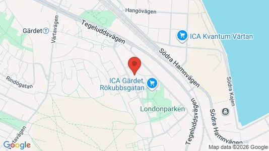 Apartments for rent i Gärdet/Djurgården - kort over placeringen