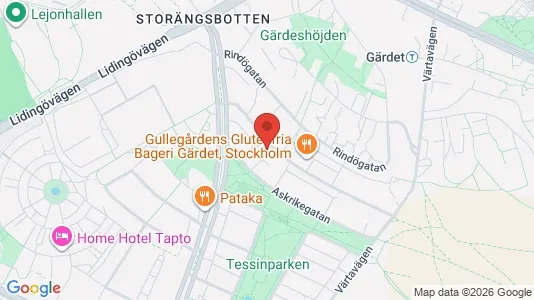 Apartments for rent i Gärdet/Djurgården - kort over placeringen