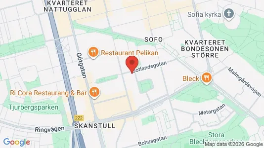 Apartments for rent i Södermalm - kort over placeringen
