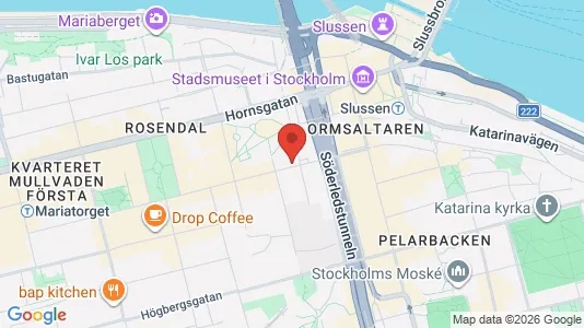 Apartments for rent i Södermalm - kort over placeringen